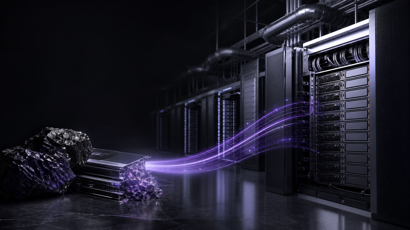 AI compute infrastructure editorial cover