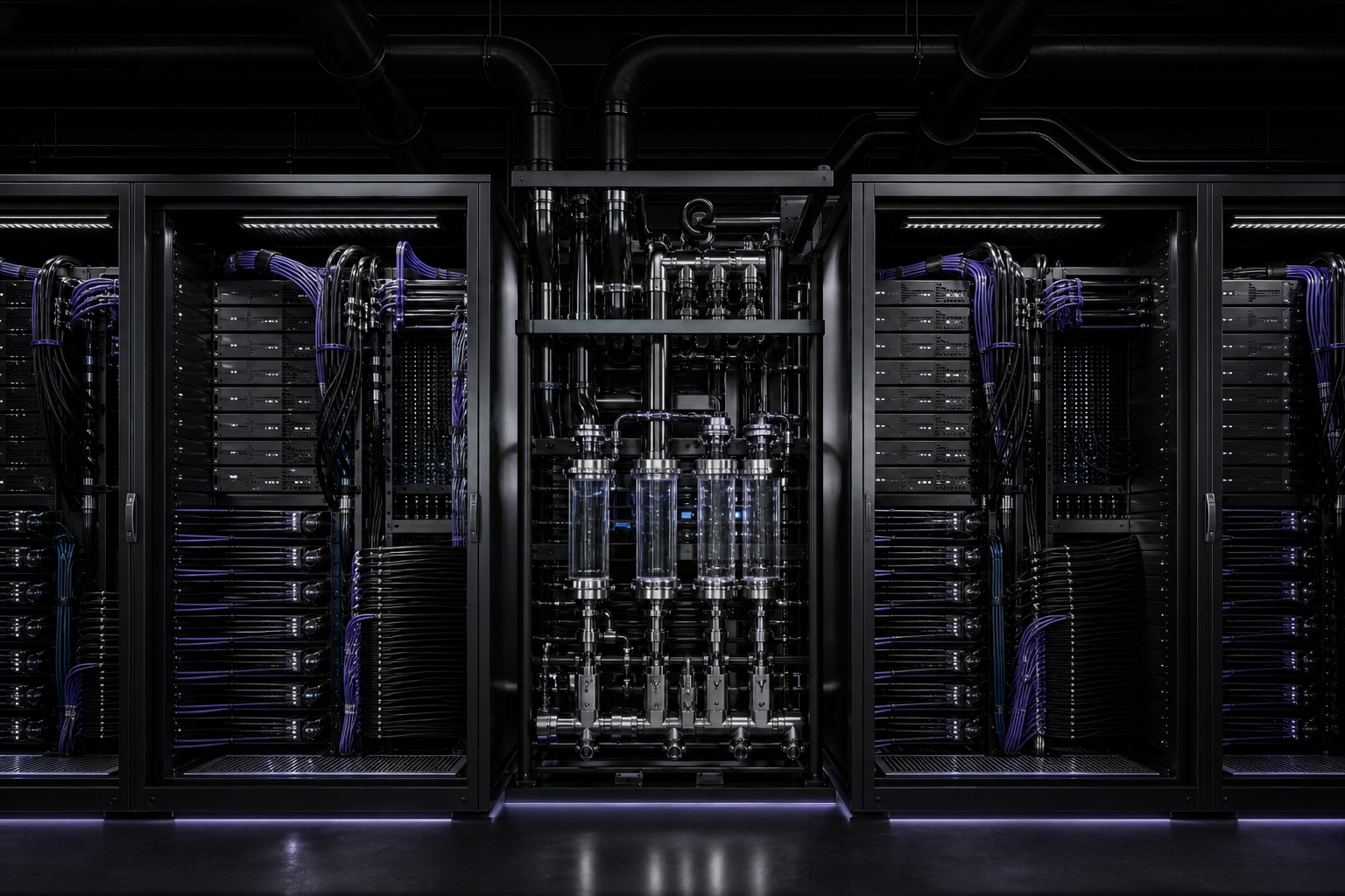Liquid-cooled GPU compute infrastructure