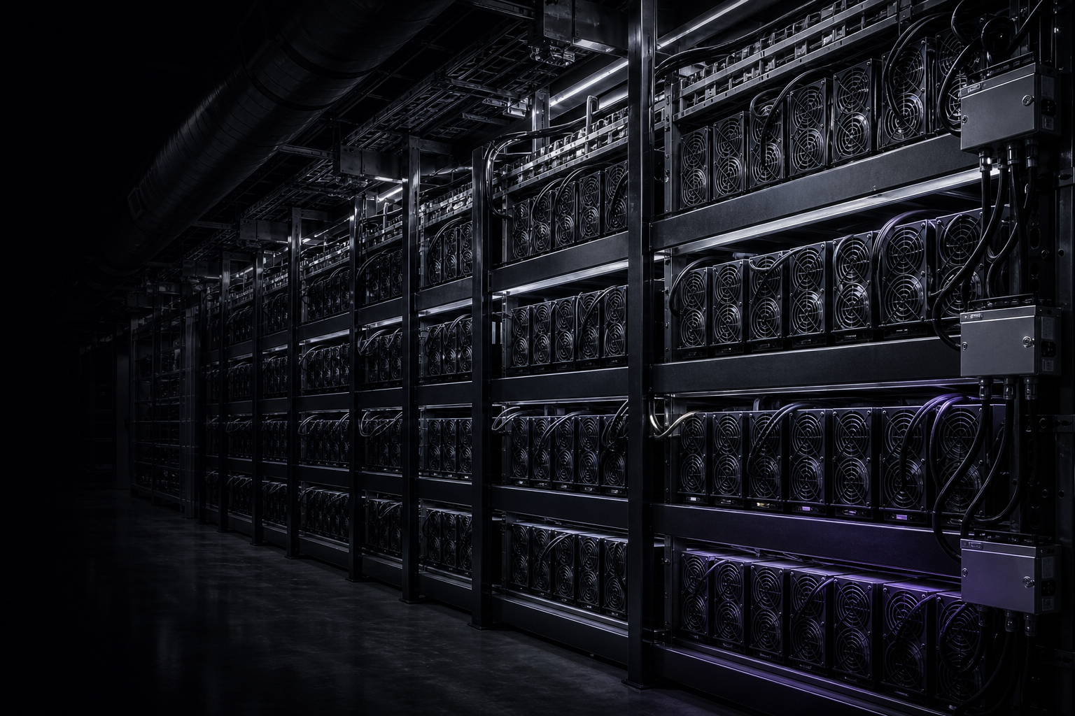 Operating mining infrastructure with power and cooling systems